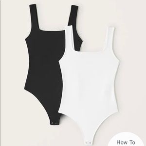 Abercrombie Two-Pack bodysuit NWT (b/w)